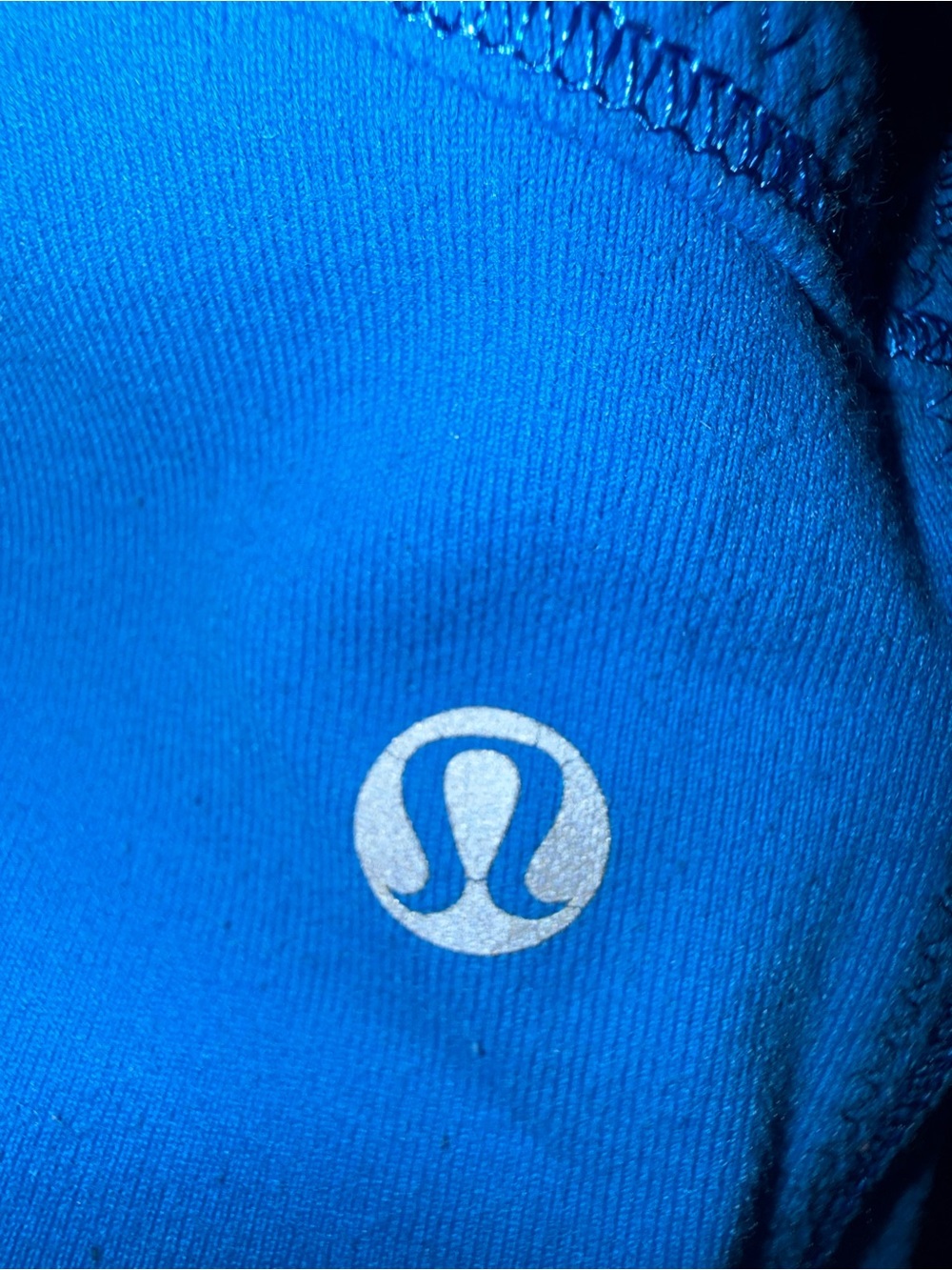 lululemon athletica Bright Blue Zip-Up Bomber Jacket - Picture 3 of 5